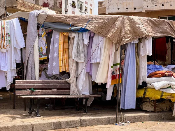 Marketplace Secondhand Clothes Morocco — Photo