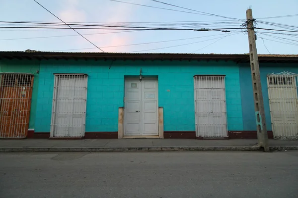 Зовнішній Вигляд Старого Будинку Тринідаді Куба — стокове фото