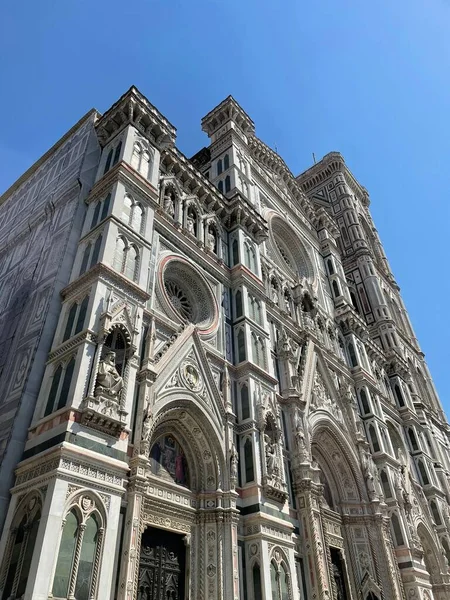Fotografie Unghi Scăzut Catedralei Santa Maria Del Fiore Din Florența — Fotografie, imagine de stoc