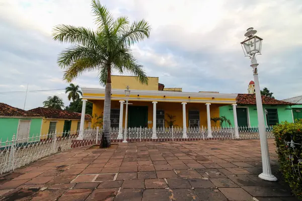 Över Del Colonial Gamla Stan Och Kullerstensgator Trinidad Trinidad Kuba — Stockfoto