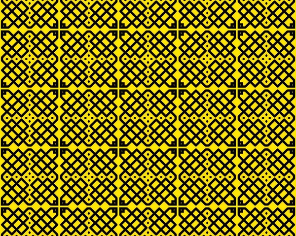 Иллюстрация Бесшовного Рисунка Плитки Желтого Цвета Идеально Подходящего Фона Обоев — стоковое фото