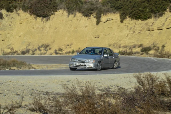 Una Vista Ford Sierra Auto Strada Classica Una Strada Una — Foto Stock