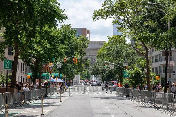 New York City Abd 2021 Sayılı Onur Yürüyüşü Kutlayan Insanlar — Stok fotoğraf