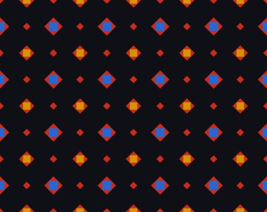 Farklı parlak renklerde pürüzsüz fayans deseni