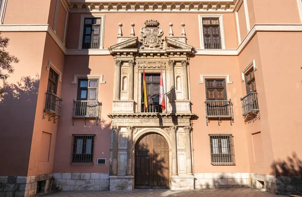 Fachada Renascentista Século Xvi Palácio Fabio Nelli Cidade Valladolid Espanha — Fotografia de Stock