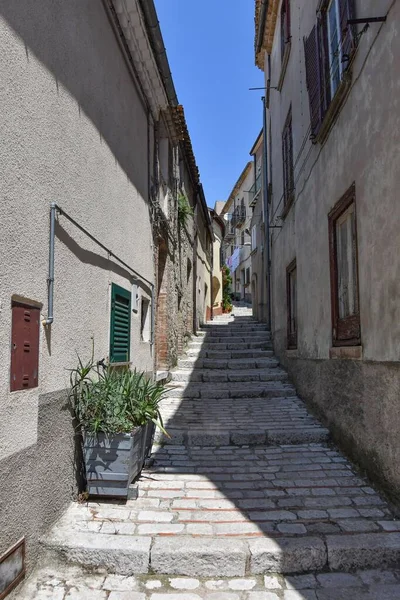 Narrow Street Trivento Mountain Village Molise Region Italy — Fotografia de Stock