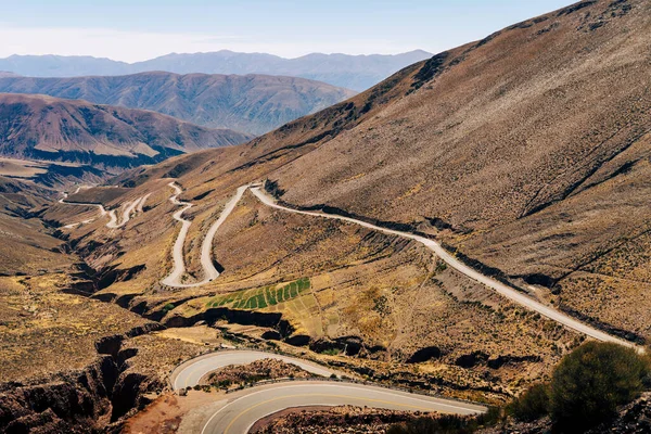 Prachtig Uitzicht Quebrada Humahuaca Gelegen Provincie Jujuy Het Noordwesten Van — Stockfoto