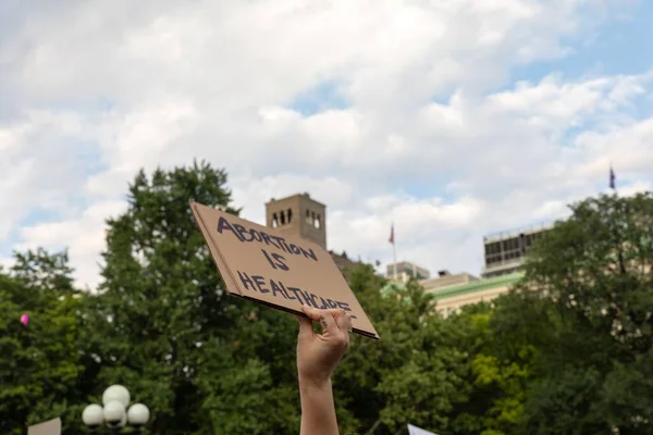 Protestocular Anayasa Mahkemesi Nin Abd Nin Nyc Eyaletindeki Washington Square — Stok fotoğraf