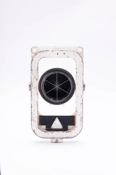 Large White Carl Zeiss Prism Used Scratched Due Heavy Usage — Stock Photo, Image