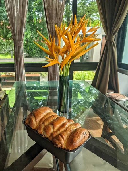 Ремісничий Хліб Або Голландського Увена — стокове фото