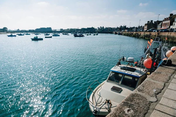 Una Splendida Vista Diurna Del Porto Con Barche — Foto Stock