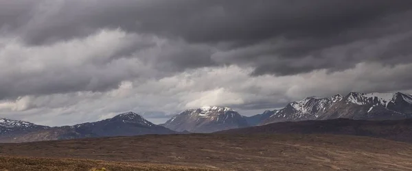 Dramatische Szenerie Eines Düsteren Himmels Über Dem Schottischen Hochland — Stockfoto