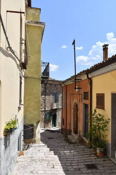 Narrow Street Trivento Mountain Village Molise Region Italy — 스톡 사진