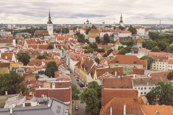 Tallinn Est Capitale Peuplée Primate Estonie Situé Sur Une Baie — Photo