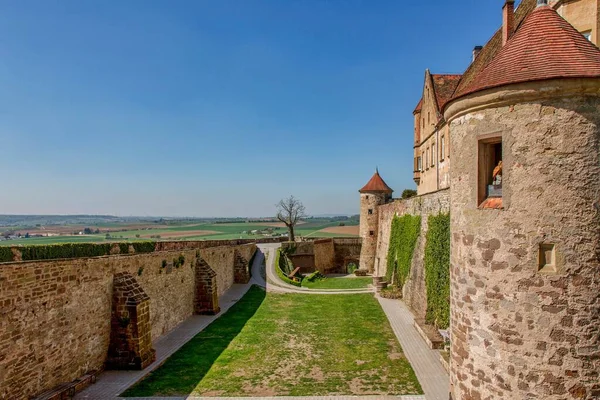 Primo Piano Del Castello Stettenfels Untergruppenbach Germania — Foto Stock