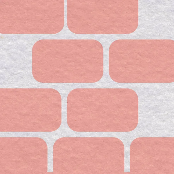 White Paper Background Orange Brick Wall Patterns — Stock Photo, Image