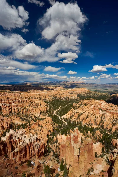 Vertikal Bild Inspiration Point Bryce Canyon Nationalpark Utah Usa — Stockfoto