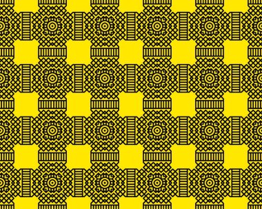 Arkaplan veya duvar kağıdı için mükemmel sarı renkte pürüzsüz bir kiremit deseni