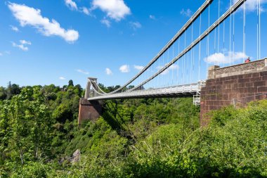 Clifton Askı Köprüsü 'nün güzel bir görüntüsü.