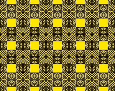 Arkaplan veya duvar kağıdı için mükemmel sarı renkte pürüzsüz bir kiremit deseni