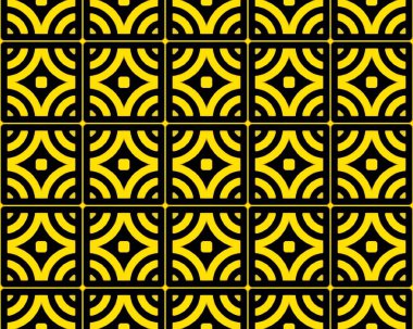 Kusursuz desenleri olan bir duvar kağıdının çizimi