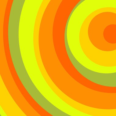 Geometrik renkli halka arkaplanının bir çizimi