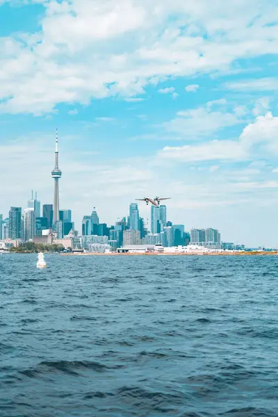Een Verticaal Shot Van Het Centrum Van Toronto Ontario Canada — Stockfoto