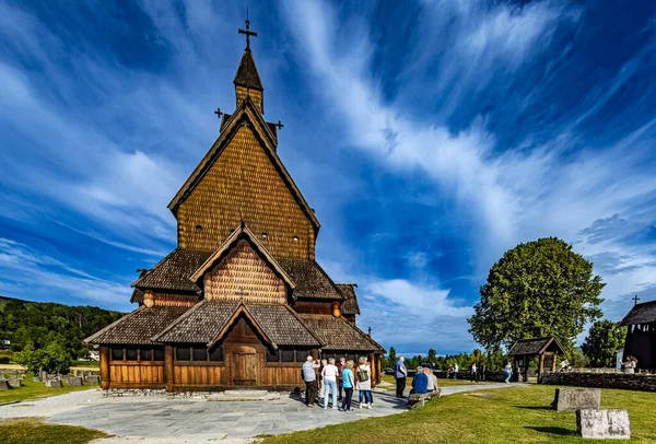 Iglesia Heddal Stave Notodden Noruega —  Fotos de Stock