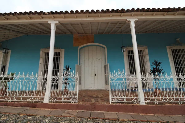 View One Part Colonial Old Town Cobblestone Streets Trinidad Trinidad — Stock Photo, Image