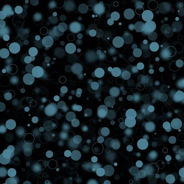 Illustration Abstract Light Dots Blurred Circles Backdrop Bokeh Spot Bubble — Stock Photo, Image