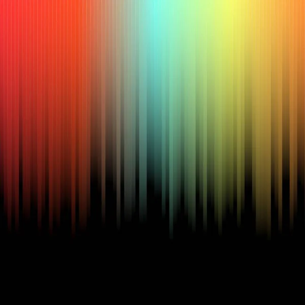 暗い背景の鮮やかな虹色 — ストック写真