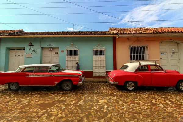 Una Hermosa Vista Del Casco Antiguo Colonial Con Coloridos Edificios — Foto de Stock