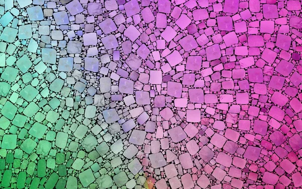 Цифровий Рендеринг Абстрактної Живописної Мозаїки Акрилової Фарби Рідини Концептуальне Мистецтво — стокове фото