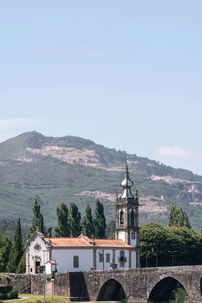 Igreja Santo Antonio Torre Velha Ponte Lima Portugal — Stockfoto
