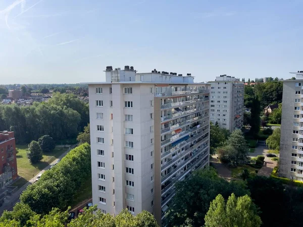 Aerial View Residential Neighborhood Bruxelles — Stockfoto