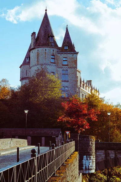 Plan Vertical Château Durbuy Belgique — Photo