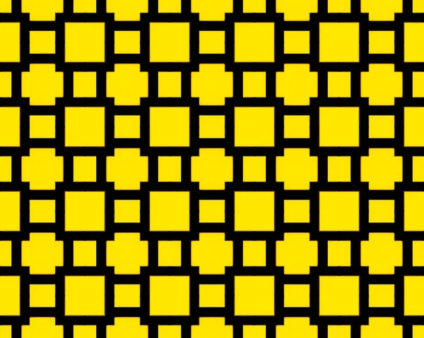 Illustration Seamless Tile Pattern Yellow Color Perfect Background Wallpaper — Stock Photo, Image