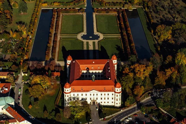 Die Burg Spilberk Brünn Aus Der Vogelperspektive — Stockfoto