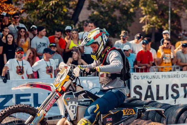 Gara Annuale Della Red Bull Romaniacs Nel Centro Sibiu Romania — Foto Stock