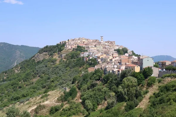 Panoramic View Molise Village Trivento Italy — Fotografia de Stock