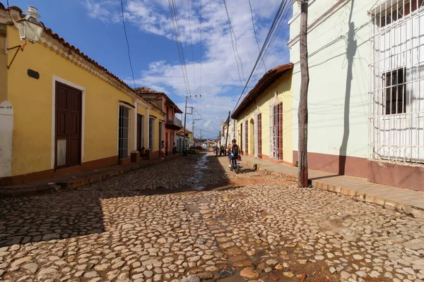 Uma Vista Uma Rua Dia Ensolarado Trinidad — Fotografia de Stock