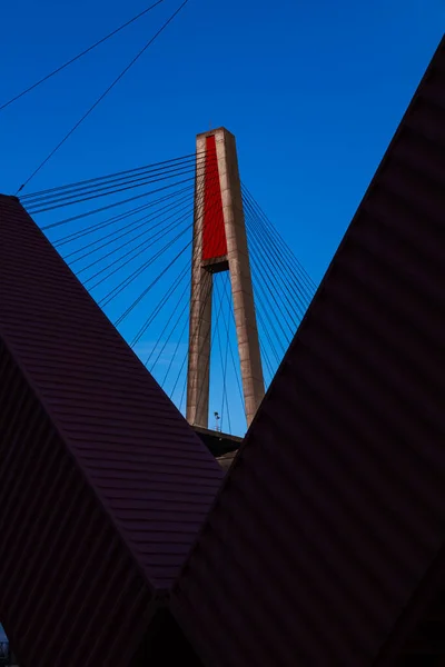 Schöne Aufnahme Einer Brücke New Westminster — Stockfoto