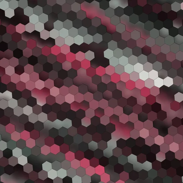 Абстрактный Разноцветный Низкополимозаичный Шестиугольник Стиле Шестиугольника Яркий Геометрический Шестиугольник Воображаемый — стоковое фото