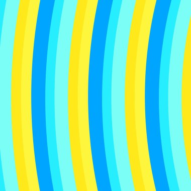 Çok renkli geometrik dalga ve çizgili arka planın bir çizimi