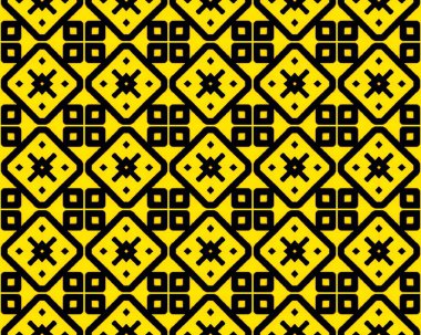 Kusursuz desenleri olan bir duvar kağıdının çizimi