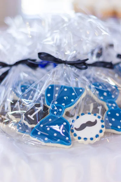 Bunch Decorative Cookies First Birthday Celebration — Stock Photo, Image