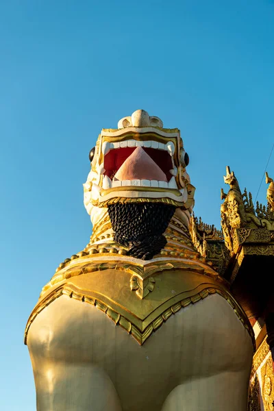 Una Splendida Vista Dei Templi Santuari Yangon Myanmar — Foto Stock