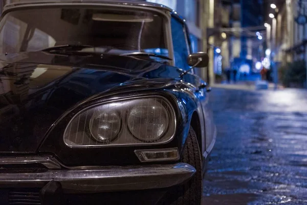 Front View Shot Citroen Pallas Car Street Night — Stock Photo, Image