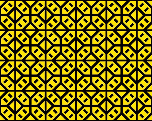 Иллюстрация Бесшовного Рисунка Плитки Желтого Цвета Идеально Подходящего Фона Обоев — стоковое фото