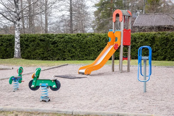 Colorato Parco Giochi Bambini — Foto Stock
